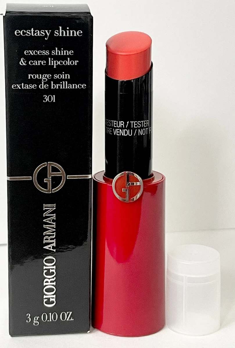 Giorgio Armani Ecstasy Shine Lipstick 301 Desire Women Lipstick 0.1 oz NEW