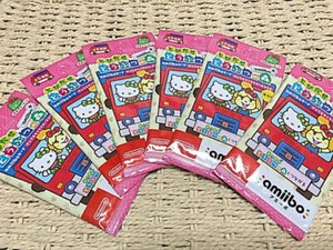 Amiibo Card Sanrio Animal Crossing Hello Kitty New Unopened Very Rare X6 Set Ebay