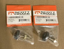 2 Pack 1967-1973 Cougar Mustang Radiator Support Hood Adjuster Scott Drake