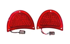 57 Chevy LED Taillight Lenses Pair 1957 Chevrolet New