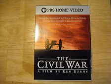 The Civil War: A Film by Ken Burns - PBS Home Video DVD 5 Disc Set - VG