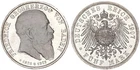 Baden 5 Mark 1907 J.37 Friedrich on death first strike/proof 116727