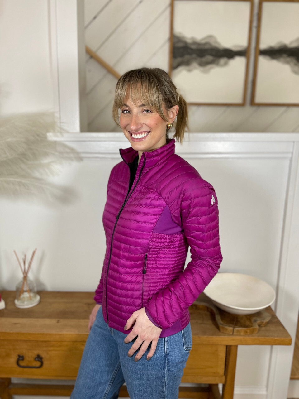 Eddie Bauer Microlight Down Jacket Women's Medium… - image 1