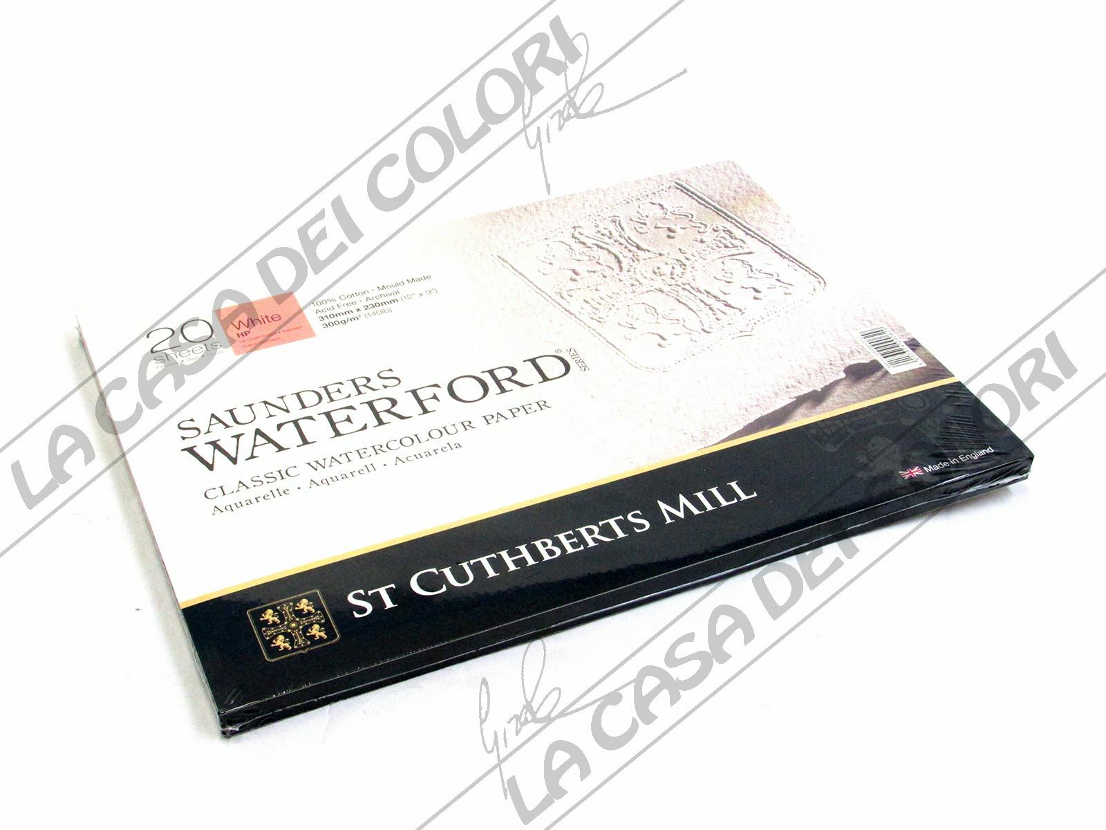 ST CUTHBERTS MILL - SAUNDERS WATERFORD - 300 g/mq - HP - 31X23cm - 20 FG - SATIN