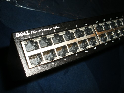 DELL POWERCONNECT 3548 10/100 MBPS 48 PORT FAST ETHERNET NETWORK SWITCH - NOS - Picture 4 of 10