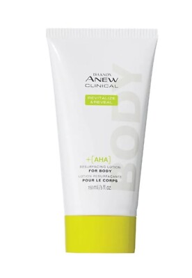 Avon Isa Knox Anew Clinical Revitalize + Reveal AHA Resurfacing Lotion For Body