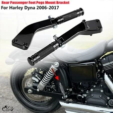 Rear Passenger Foot Peg Mount Kit For Harley Dyna 06-17 Street Bob Fat Bob FXDWG