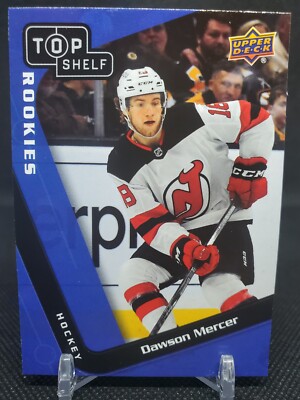 2022 Upper Deck National NSCC Top Shelf Rookie #TS-4 Dawson Mercer RC Devils