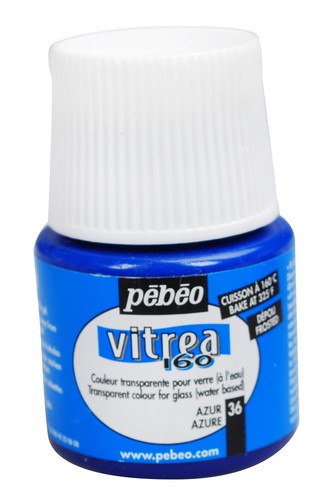 Pebeo Vitrea 160 Permanent Oven Bake Wash Resist Glass Paint 45ml - Picture 35 of 42