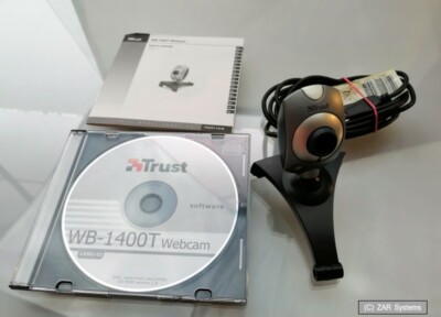 Trust WB-1400T USB Webcam, Webcamera, Web-Kamera fürs Büro und Home-Office, OK
