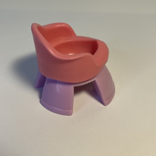 Fisher Price liebende Familie Puppenhaus Badezimmer Kinderzimmer Babypuppen rosa Töpfchen - Bild 5 von 7
