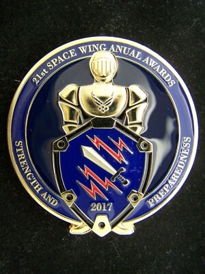 21st Space Wing Annual Awards 2017 Challenge Coin