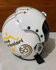 NUOVA VERSIONE FRECEE TRICOLORI FIGHTER CASCO PILOTA HGU-33 REPLICA +BADGE