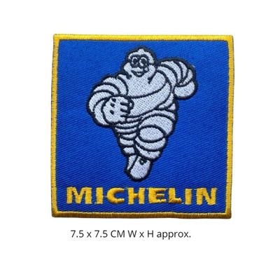 Michelin Herren Motor Autorennen bestickt Nähen/Bügeln Abzeichen Jeans Jacke N-140