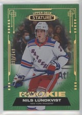 2021-22 Upper Deck Stature Rookies Green 97/149 Nils Lundkvist #144 1fa0