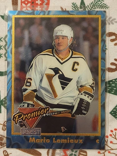 1993-94 Topps Premier Finest #10 Mario Lemieux - EX/NM Condition