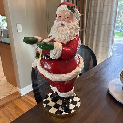 Mackenzie Childs Santa Butler - 28 Inches Tall