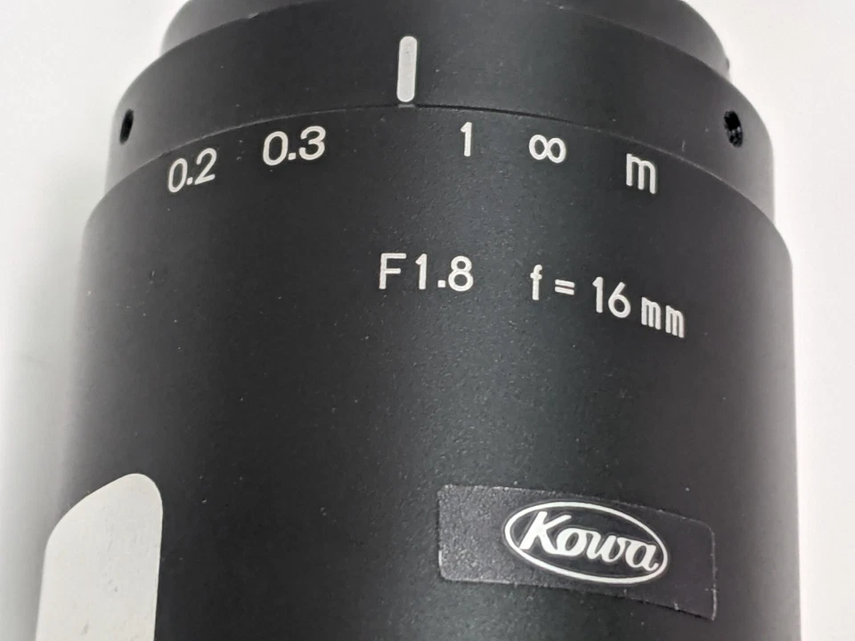 Kowa 16mm F/1.8 C-Mount Lens Japan – Filter Thread Damaged, Untested - Image 2 of 4