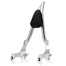 MoKitDora Sissy Bar 26" Passenger Meathook Backrest for Harley 2018-UP Softail