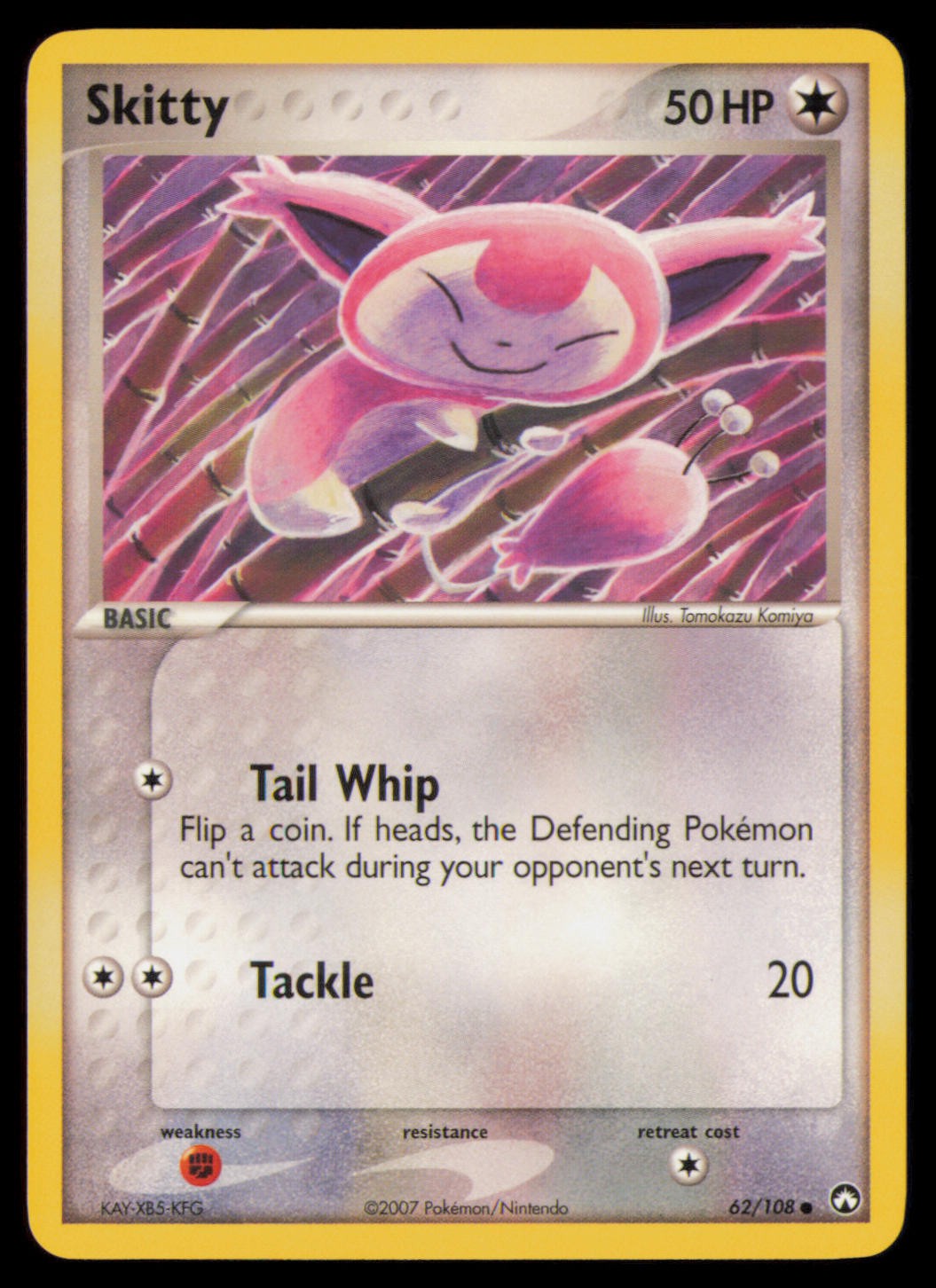 Skitty 62/108 Common Power Keepers Pokemon Near Mint
