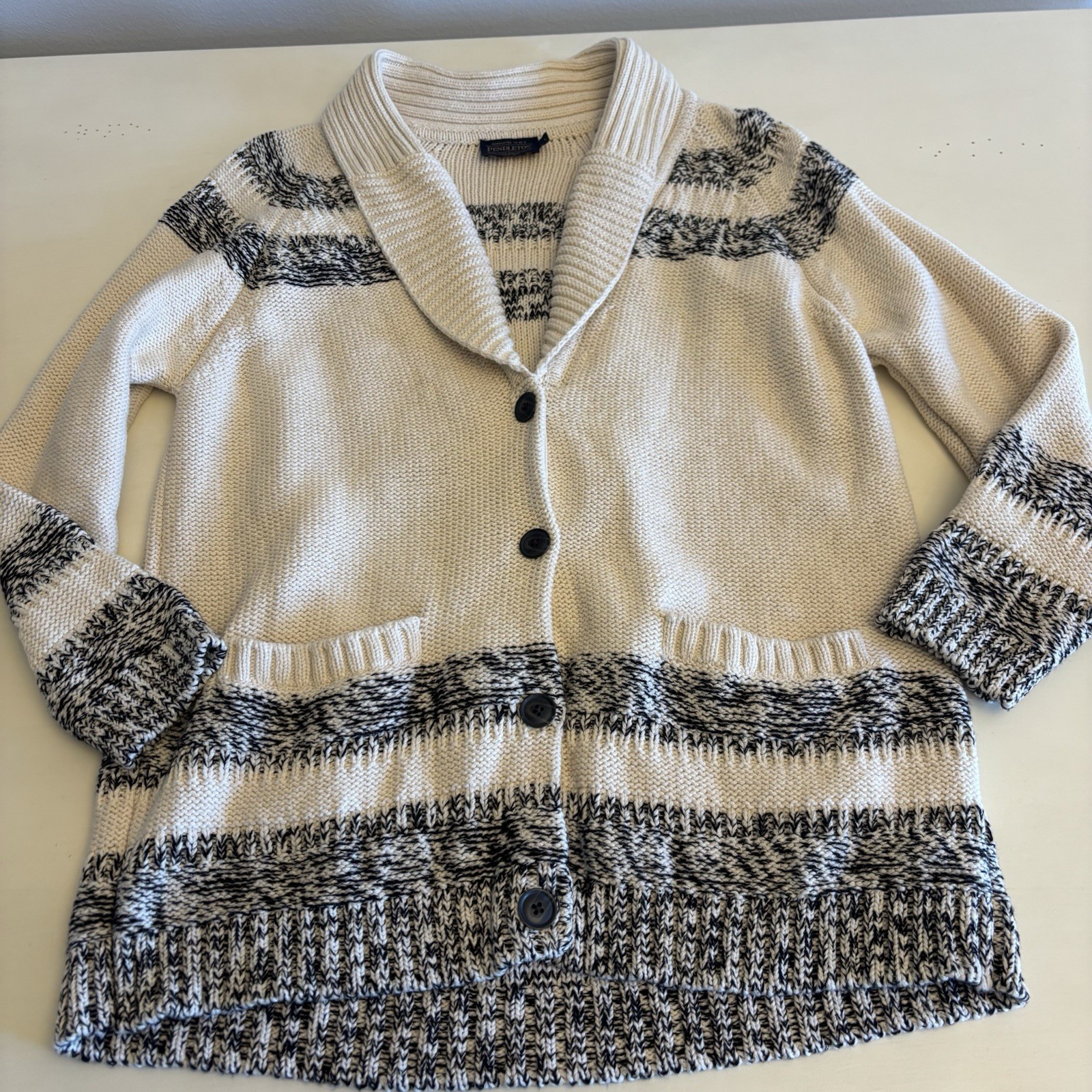 Pendleton Sunrise Eagle Cardigan Large - image 3