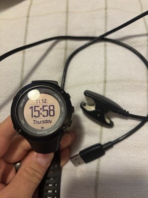 Suunto Ambit3 Peak Black Bluetooth GPS Watch with Charging Cable