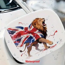 BRITISH LION WATERPROOF CAR Decal Sticker Window Bumper Union Jack Wall Decor