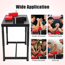 Pro Arm Wrestling Table Set Arm Wrestling Battle Table Stand w/ Pads Handles