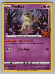 Mimikyu 081/189 Trick or Trade BOOster Promo Holo