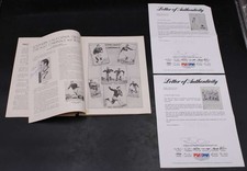 Red Grange 2x Signed 1935 Program Chicago Bears/Cardinals Auto PSA/DNA ZJ20979