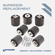 AUTOACER -11p Rear Axle Subframe Bushings, Hex Bolts 14x1.5 For BMW E60/61/63/64
