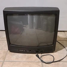 Emerson EWT19S2 19" CRT TV Front RCA Inputs - Retro Gaming