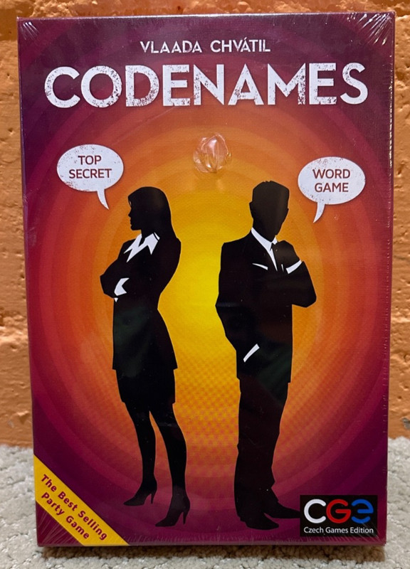 Czech Games Edition Codenames Party Word Board Game 2-8 Players 10+ New Sealed