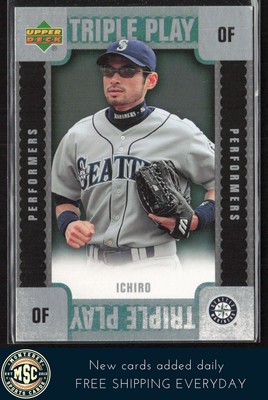 Ichiro 2007 Upper Deck Triple Play Performers #TP-IS Seattle Mariners