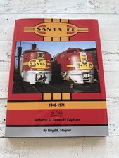 Santa Fe 1940-1971 In Color Vol 4 Texas El Capitan Stagner HC 1st Print