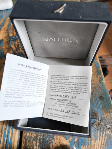 Orologio Nautica NAU A18636G Uomo Quarzo Nuovo - Foto 3 di 7