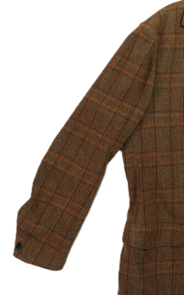 VTG 80s PENDLETON USA Men’s XL Brown Plaid 100% Wool Blazer Sport Coat Jacket - Image 4 of 4