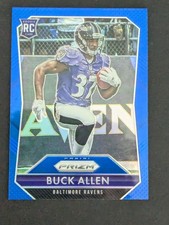 Buck Allen #246- 2015 Panini Prizm Blue Prizm- Rookie Card- Baltimore Ravens NFL. rookie card picture