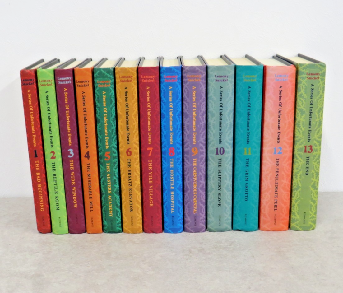 Lemony Snicket A Series Of Unfortunate Events - Books 1-13 Hardback Collection