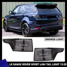 PAIR SEQUENTIAL LED SMOKED REAR TAIL LIGHT LAMP FOR RANGE ROVER SPORT L494 13-20