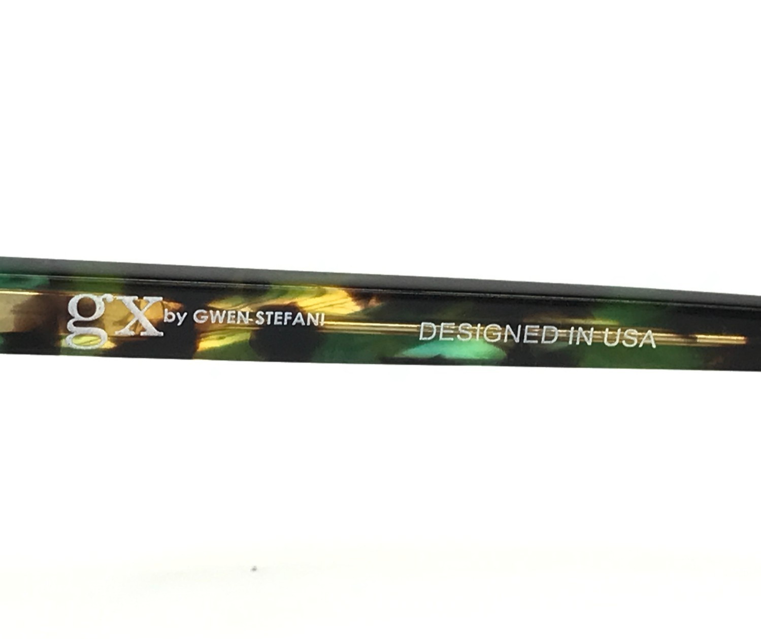 GX by Gwen Stefani Eyeglasses Frames GX062 GRN Green Tortoise Cat Eye 53-16-135