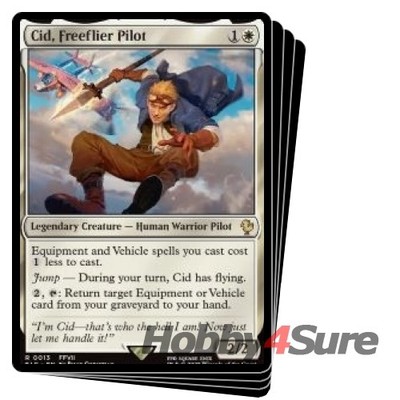Cid, Freeflier Pilot X4 M/NM Magic: The Gathering MTG Final