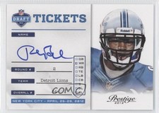 2012 Playoff Prestige NFL Draft Tickets Signatures Ryan Broyles #32 Auto 0m1