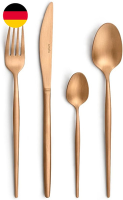 Amefa SOPRANO Besteckset 16-Teilig Mit Edelstahl Mit Pvd-Veredelung in Kupfer, E