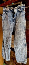 H.I.S Stone wash Acid Wash Jeans 36x30 Made in the USA 80's