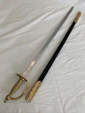 Military Dress Sword Steel Blade India ~ Halloween Costume Cosplay Wall Hanger