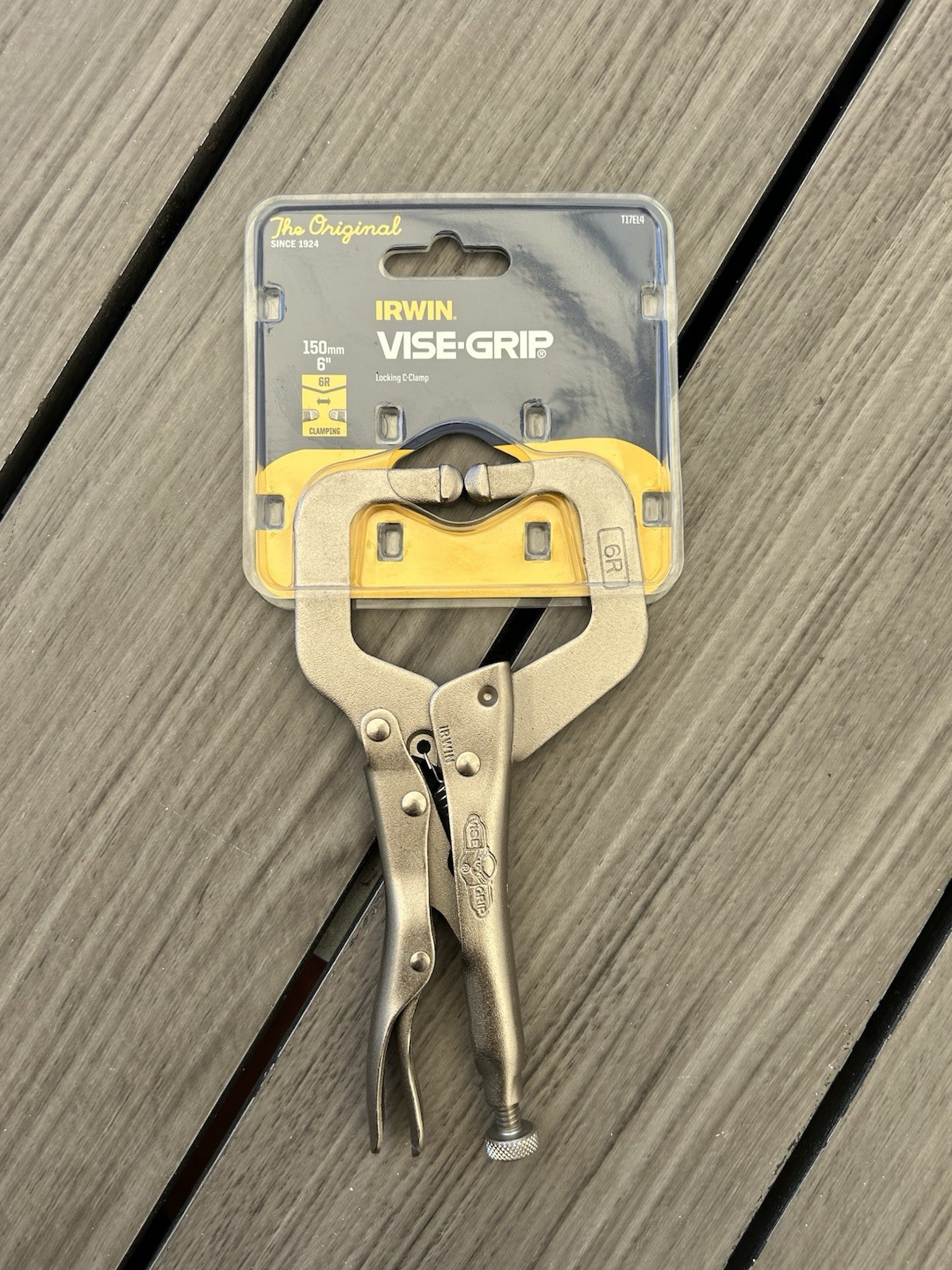 IRWIN Vise-Grip 6R Locking C Clamp Regular Tip 150mm (6in) VIS6R