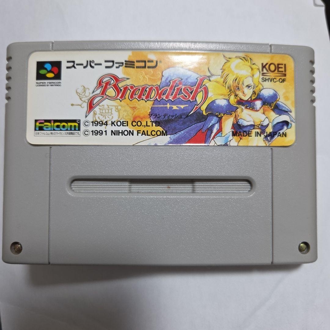 Brandish Super Famicom Cartridge Only JP Used Tested Nintendo SFC Video Game
