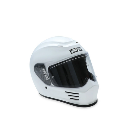 #ad #ad Simpson Motorcycle SPBL1 Speed Bandit Helmet Adult Large White $306.95