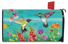 Briarwood Lane Hummingbird Greeting Spring Mailbox Cover